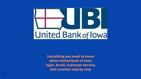 united bank of iowa login